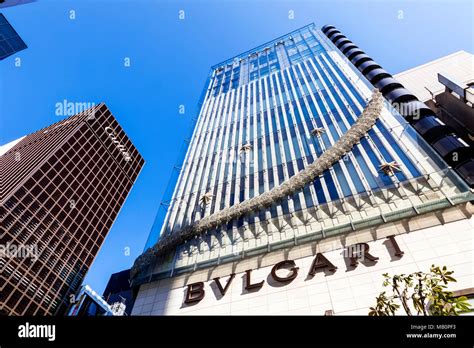 Japan Honshu Tokyo Ginza Bulgari Store Stock Photo Alamy