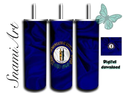 Kentucky Flag Design for 20oz Skinny Tumbler Sublimation for Straight/tapered Tumblers - Etsy