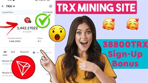 Tron Trx Free Mining Website Trx New Site Today Trx Mining Site