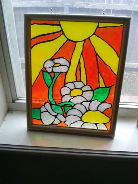 Items Similar To Hand Painted Faux Stain Glass On Etsy