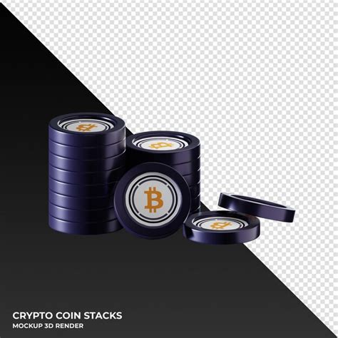 Premium Psd Wrapped Bitcoin Wbtc Coin Stacks Cryptocurrency D Render