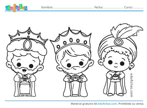 Dibujos De Los Reyes Magos Para Colorear Descarga Pdf Gratis Reyes Magos Para Dibujar Reyes