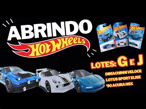 Abrindo Hot Wheels Linha B Sica Lote G E J Youtube