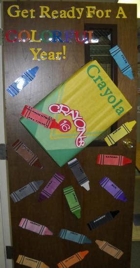 Welcome Back To School Crayola Crayons Classroom Door Decoration Supplyme