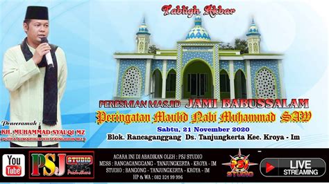 LIVE KH MUHAMMAD SYAUQI MZ PUTRA ALMARHUM KH ZAINUDDIN MZ