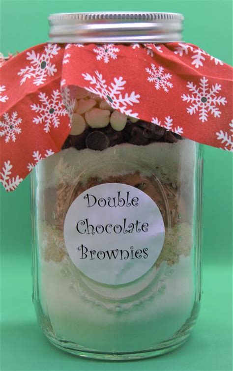 The Best Homemade Brownie Mix Gift In A Jar With Printable Labels