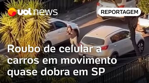 Gangue Da Pedrada Roubo De Celular A Carros Em Movimento Quase Dobra Em São Paulo Youtube