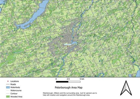 Peterborough Area Map By Xavier Maps Avenza Maps