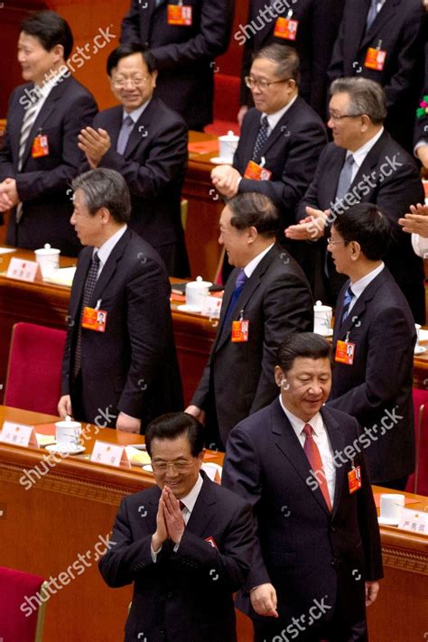 Hu Jintao Xi Jinping Outgoing Chinese Editorial Stock Photo - Stock ...