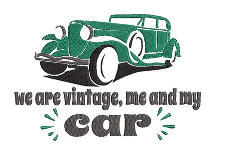 Vintage Car and Funny Quote · Creative Fabrica