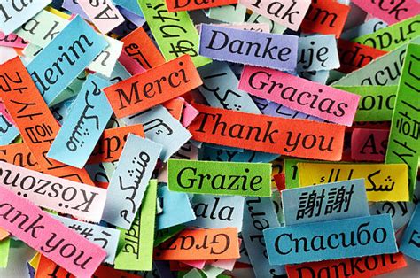 Thank You In Multiple Languages Stock Photos Pictures And Royalty Free