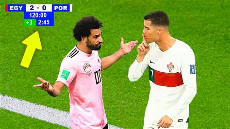 The Day Cristiano Ronaldo Silenced Salah In The Final Minutes Youtube