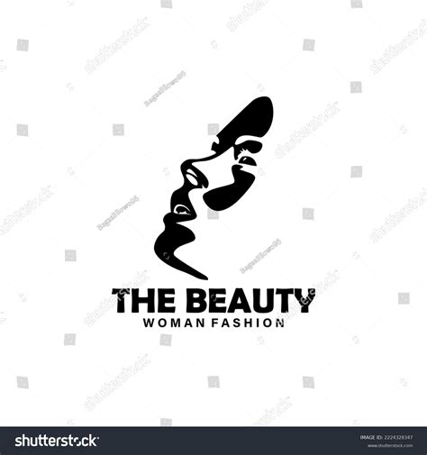 Silhouette Face Design Logo Vector Stock Vector (Royalty Free ...