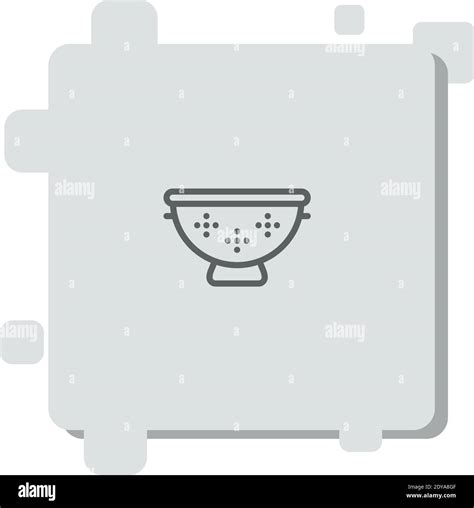 Strainer Vector Icon Modern Simple Vector Illustration Stock Vector