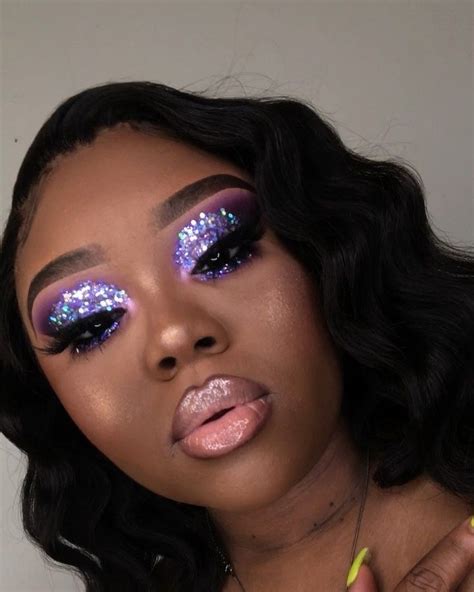 Pin Brincessdior 🦋 Purple Makeup Looks Purple Makeup Purple Eye Makeup