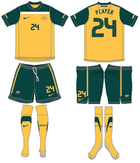 Australia Uniform Home Uniform Asian Football Confederation Afc