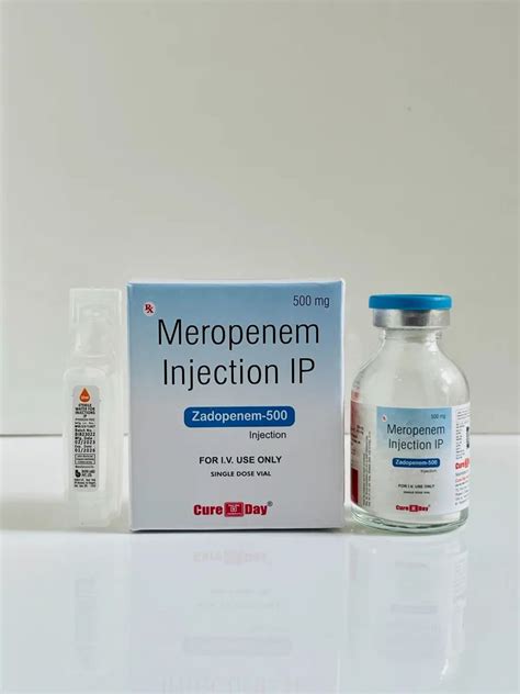 Meropenem 500 Mg Injection ZADOPENEM 500 10 Ml At Rs 809 73 Vial In