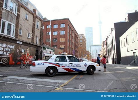 Toronto Police Car editorial stock image. Image of event - 26702984