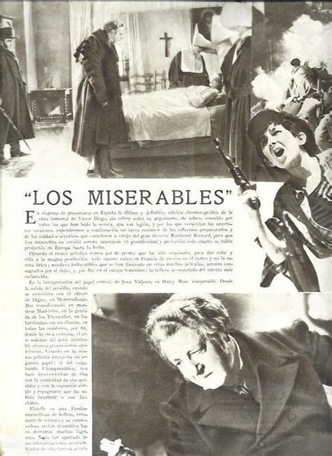 LAMINA 32512: Escenas de Los Miserables von Varios: (1934) Manuskript ...