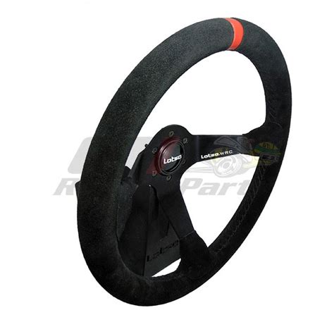 VOLANTE WRC CAMURÇA PRETO TARJA VERMELHA LOTSE GTI Racing Parts