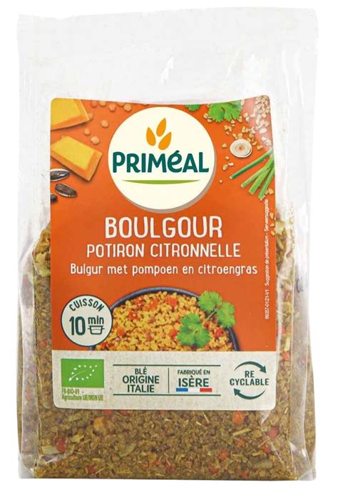 Salade tiède bio au boulgour potiron citronnelle marron et potimarron