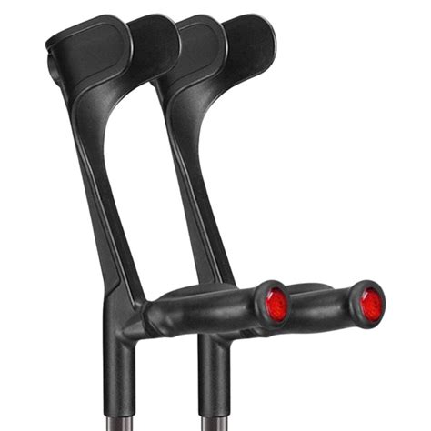 Ossenberg Carbon Fibre Black Crutches Health And Care