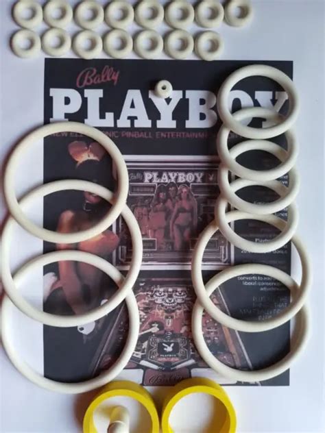 Flipper Bally Playboy Kit Elastiques Caoutchoucs Doigt De Batteur