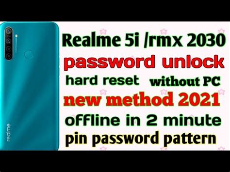 Realme I Rmx Hard Reset Remove Screen Lock Unlook Pattern