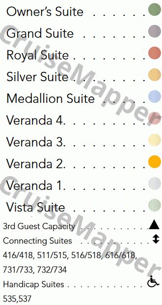 Silver Whisper Deck 6 Plan Cruisemapper