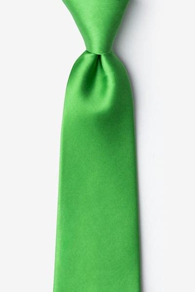 Classic Green Silk Tie