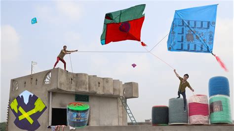 Plasticbag Kite Make Vs Kite Flying Challenge Plasticbag Kite Youtube