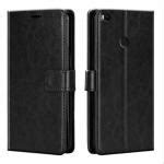 Clickaway Black Faux Leather Back Case Cover For Xioami Redmi Jiomart