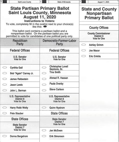 View Your Sample Ballot For The 2020 Primary Election On