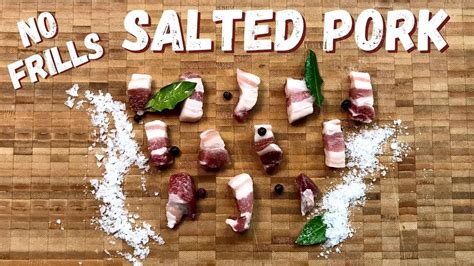 How To Make Salted Pork The Foodie Kitchen Review Youtube