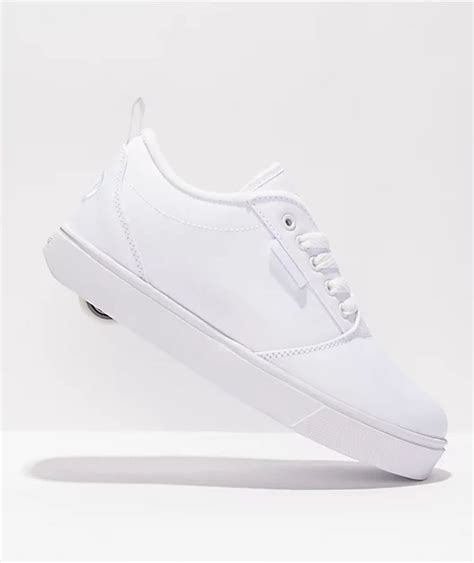 All White Heelys Pro 20 Tranetbiologiaufrjbr