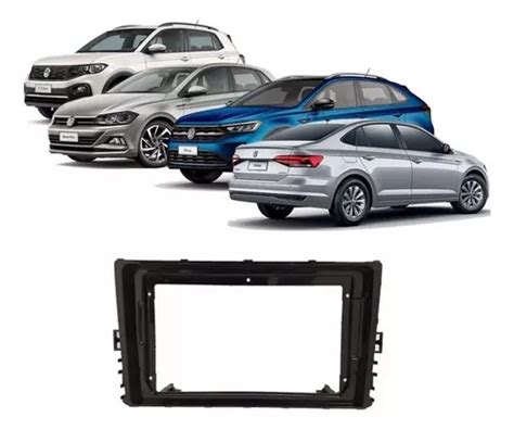 Moldura Din Painel Pol Vw Novo Polo Virtus Black Piano