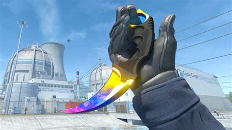 Inspecting Karambit Marble Fade Knife In Cs Ingame Cs Updated