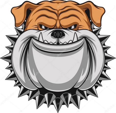 Mean Dog Face Cartoon