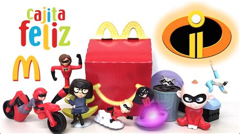 Cajita Feliz Los IncreÍbles 2 Colección Juguetes Mcdonald´s Julio