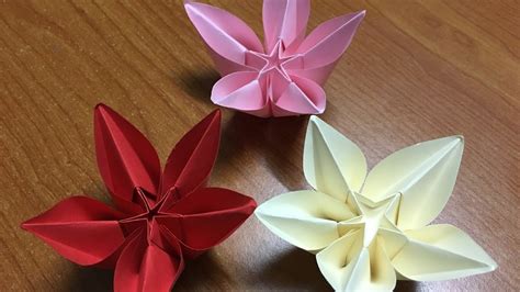 Carambola Flower Origami Written Instructions | Best Flower Site