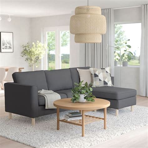 PARUP vissle gri 2 li kanepe ve uzanma koltuğu 89389827 IKEA