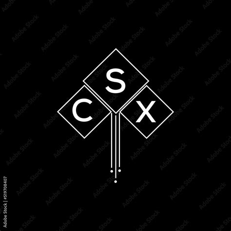 CSX letter logo design with white background in illustrator, CSX vector ...