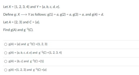 Solved Let X {1 2 3 4} ﻿and Y {a B C D E} Define