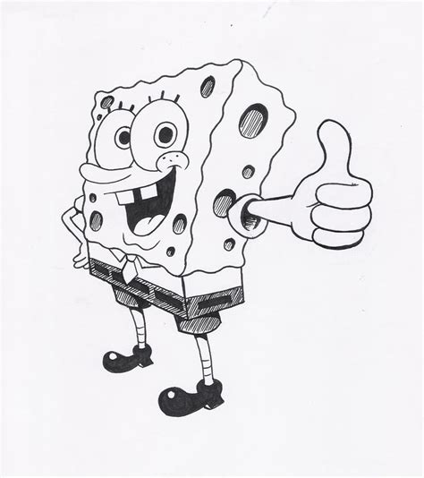 Thumbs up for SpongeBob by roman94 on DeviantArt