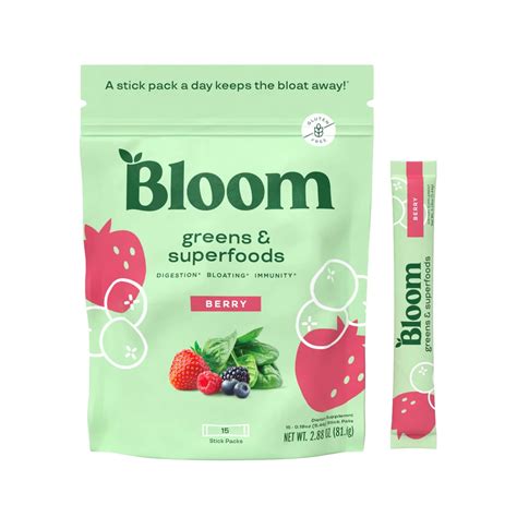 Bloom Greens Superfoods Berry Stick Packs Yaraonline