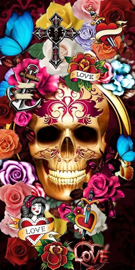 Pin By Julsrueda On Mis Pines Guardados Sugar Skull Artwork Skull