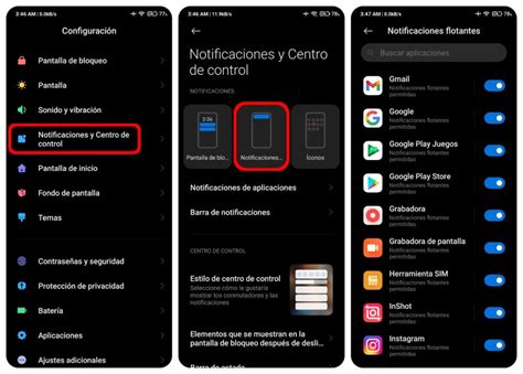 Cómo activar las notificaciones flotantes en MIUI 12