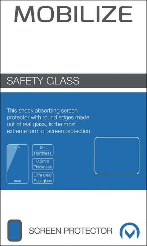 Mobilize Full Coverage Gehard Glas Ultra Clear Screenprotector Voor