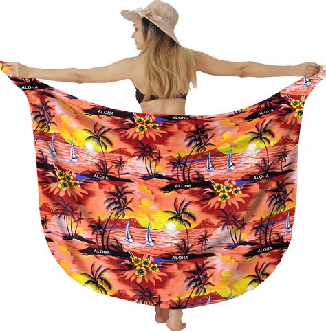 HAPPY BAY Women S Summer Beach Wrap Bikini Wraps Sarong Coverups