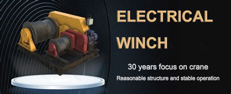 high quality advanced design electric winch machine  robust build